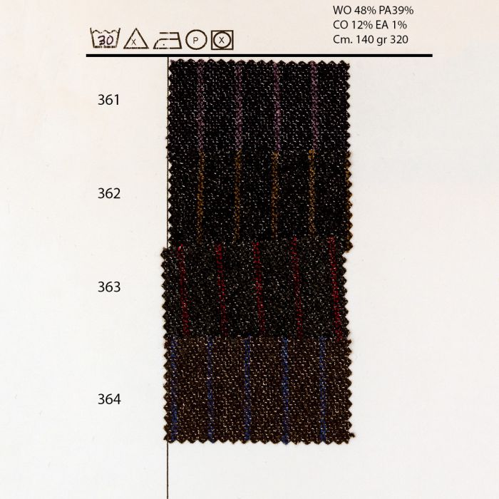 Cashmere fabric ( WS 100 % ) Weight 330 g Tessuti dell'arte
